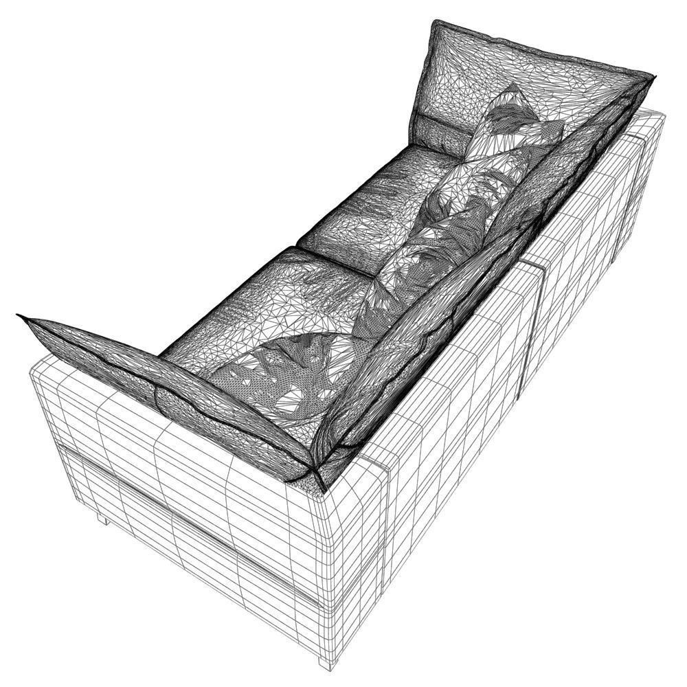 12 Sofa Natuzzi Aplomb 4 3D model_5