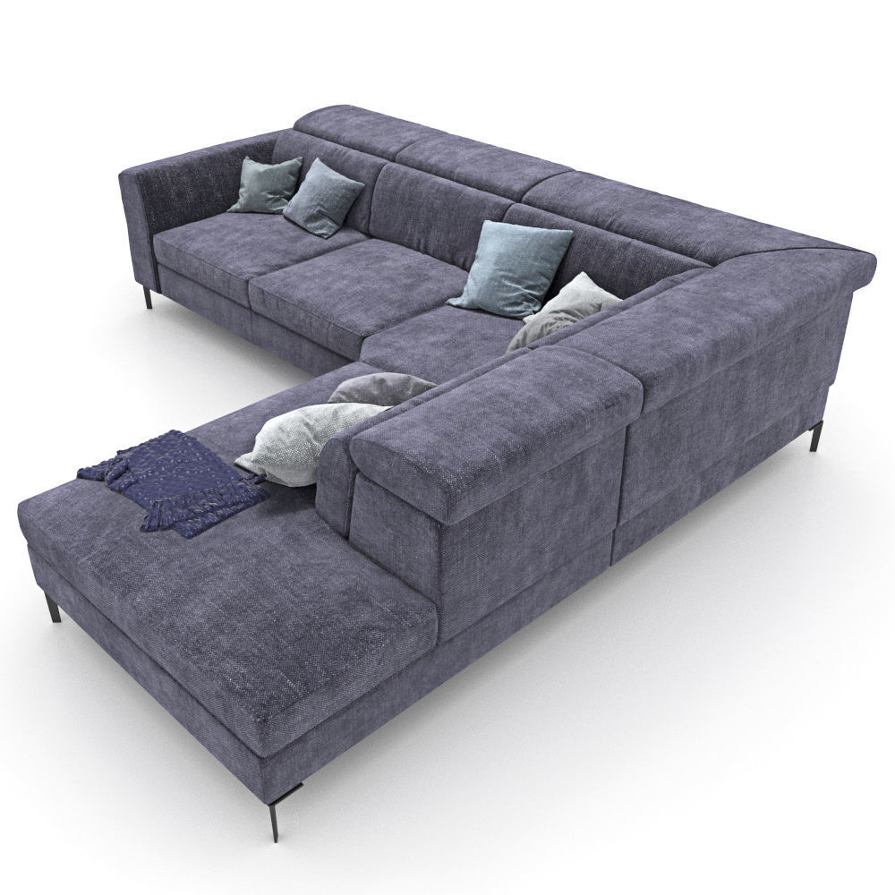 18 Sofa natuzzi bebop 2900 2 3D model_2