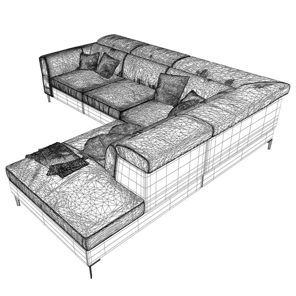 18 Sofa natuzzi bebop 2900 2 3D model_5