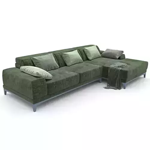 19 Sofa natuzzi borghese 2826 3 3D model