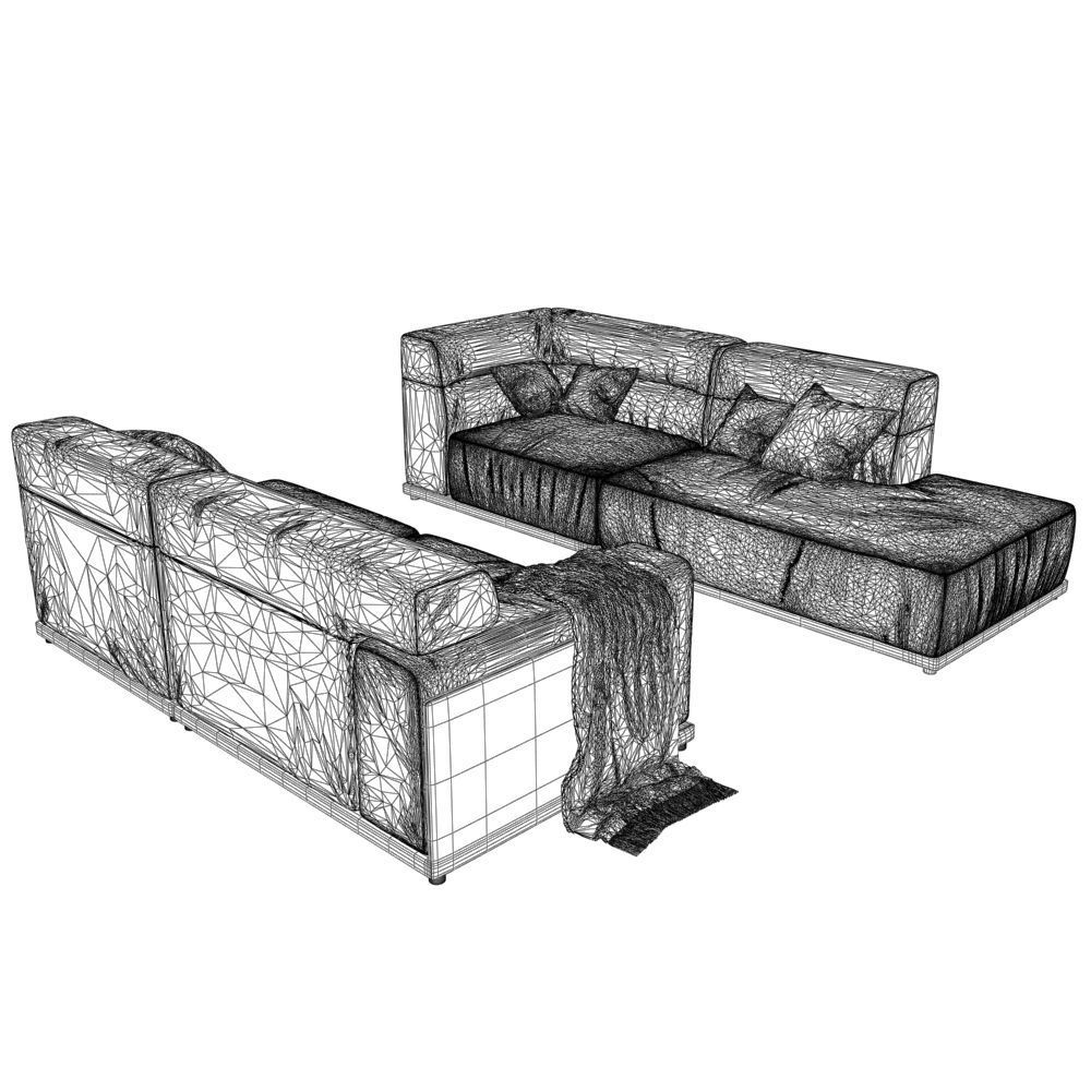 25 Sofa natuzzi Dorian 2904 var 1 3D model_3