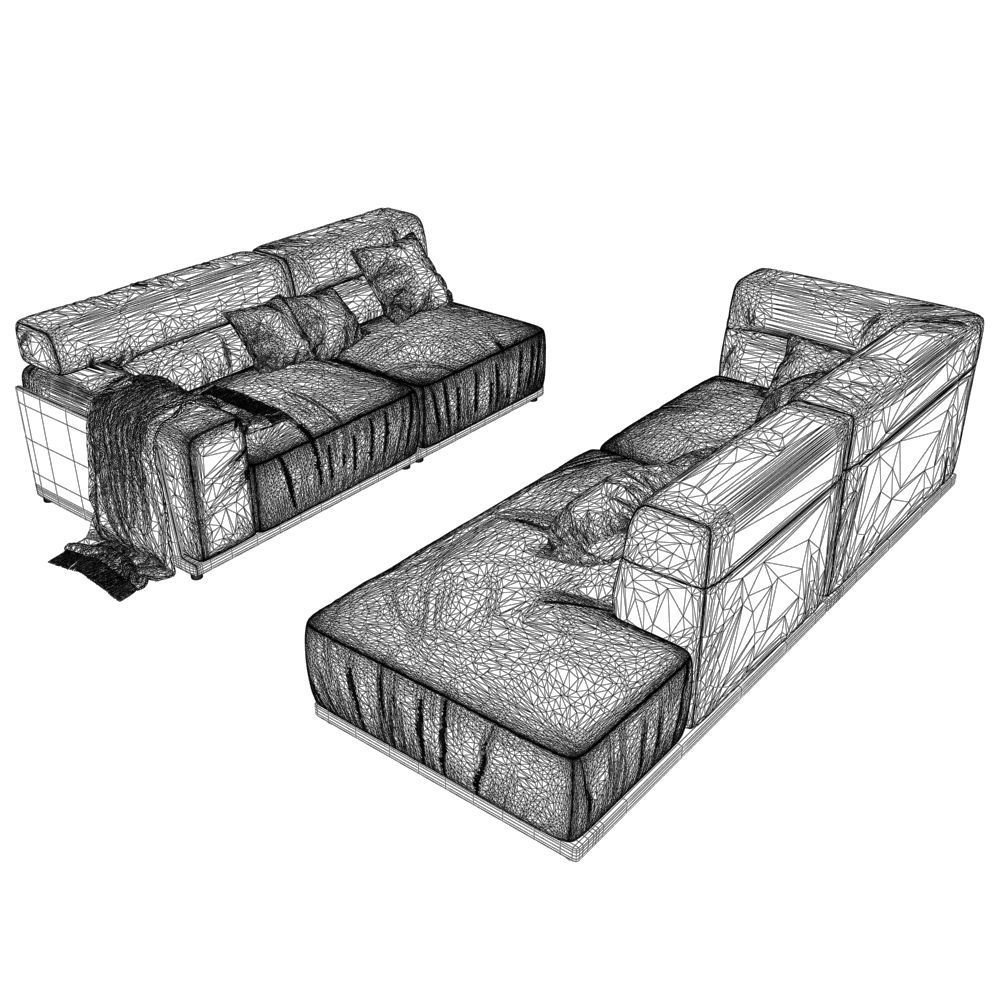 25 Sofa natuzzi Dorian 2904 var 1 3D model_5