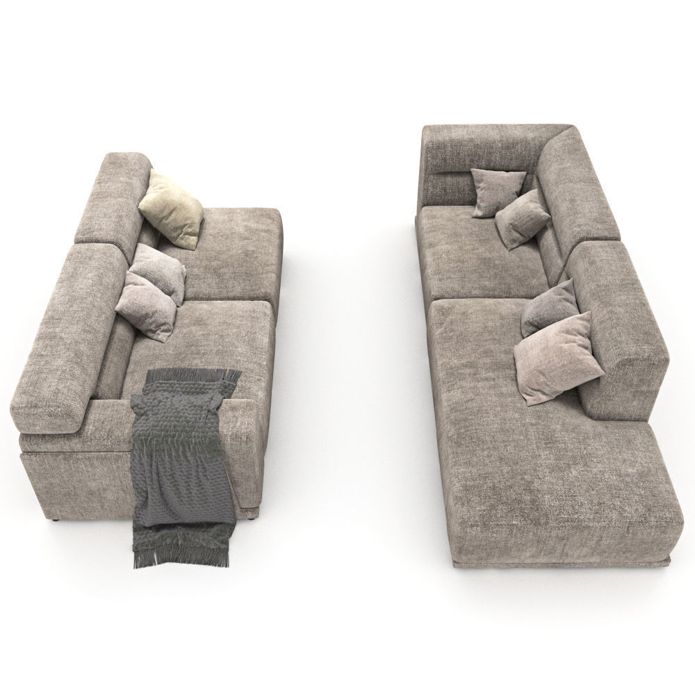 25 Sofa natuzzi Dorian 2904 var 1 3D model_1