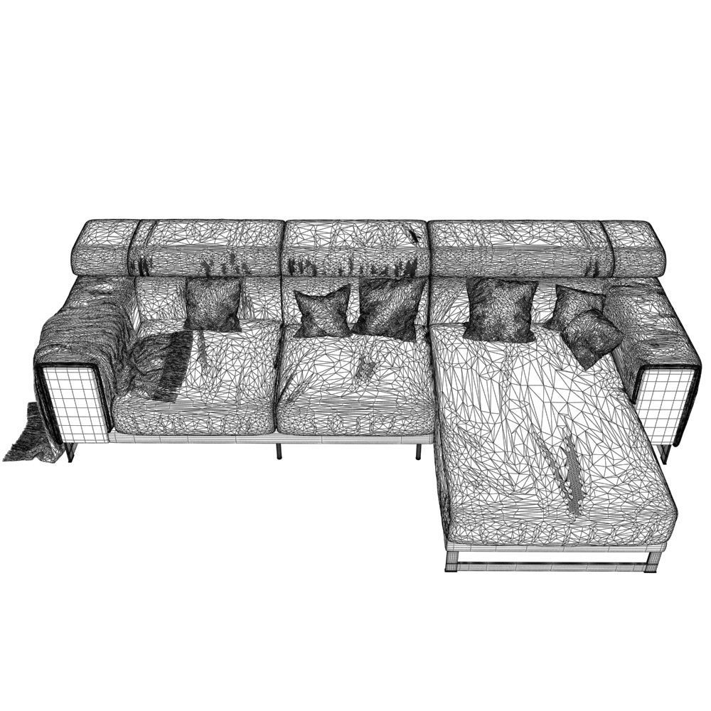 29 Sofa natuzzi Etoile 2623 1 3D model_4