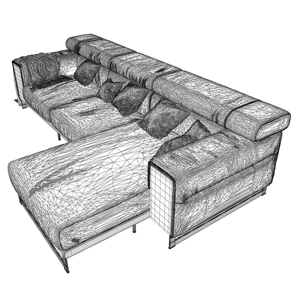 29 Sofa natuzzi Etoile 2623 1 3D model_5