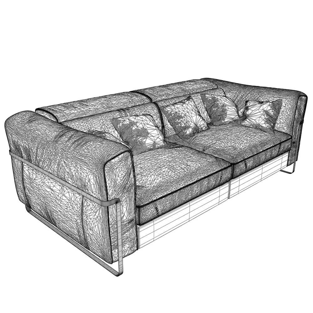 31 Sofa natuzzi fidelio 2907 3 3D model_3