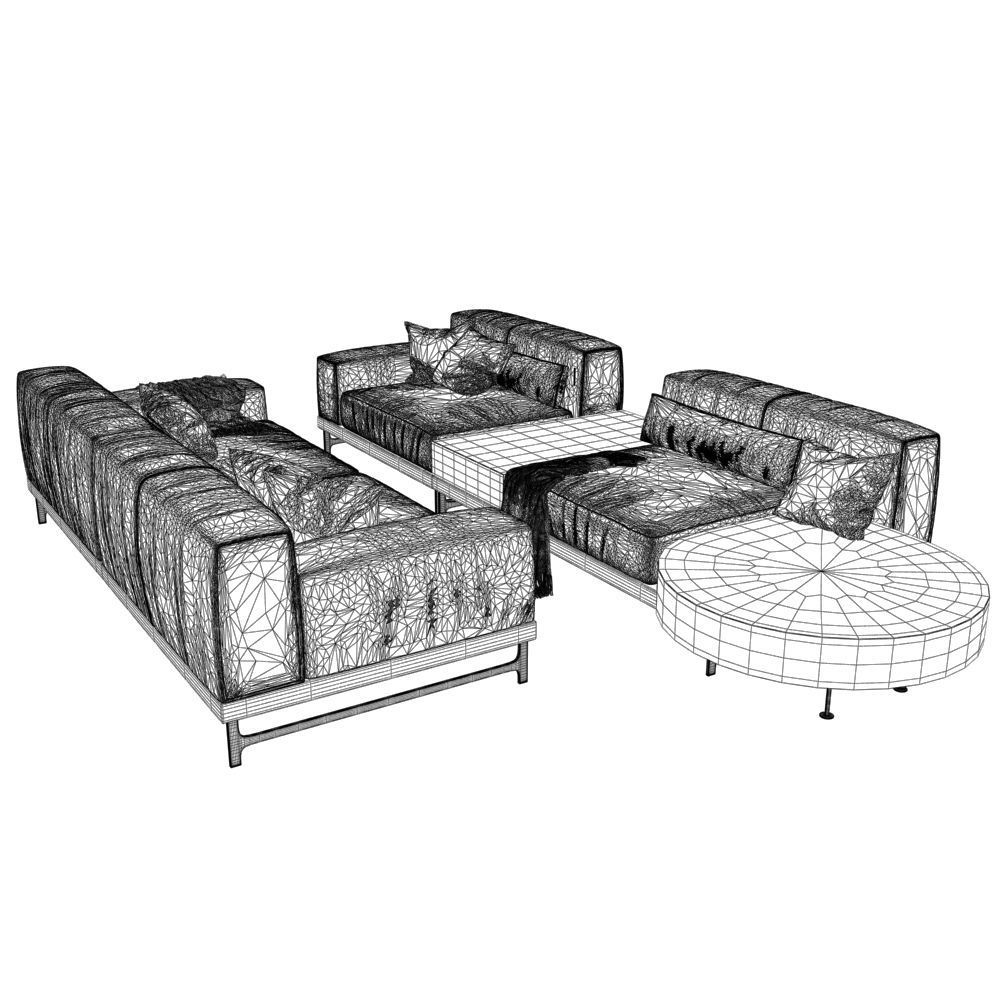 39 Sofa Natuzzi Ido var 3 3D model_3