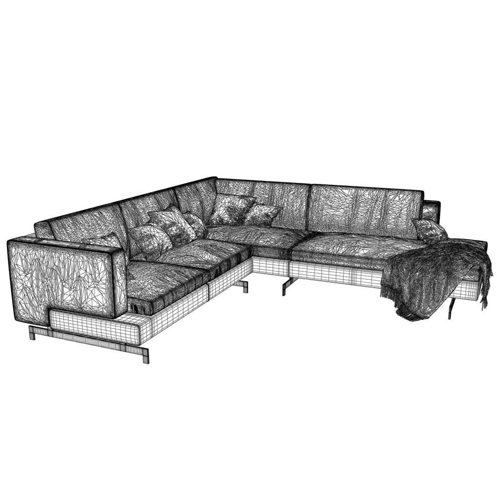 42 Sofa Natuzzi Jeremy 2 3D model_3