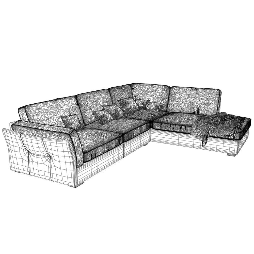 44 Sofa natuzzi Lilium 4 3D model_3