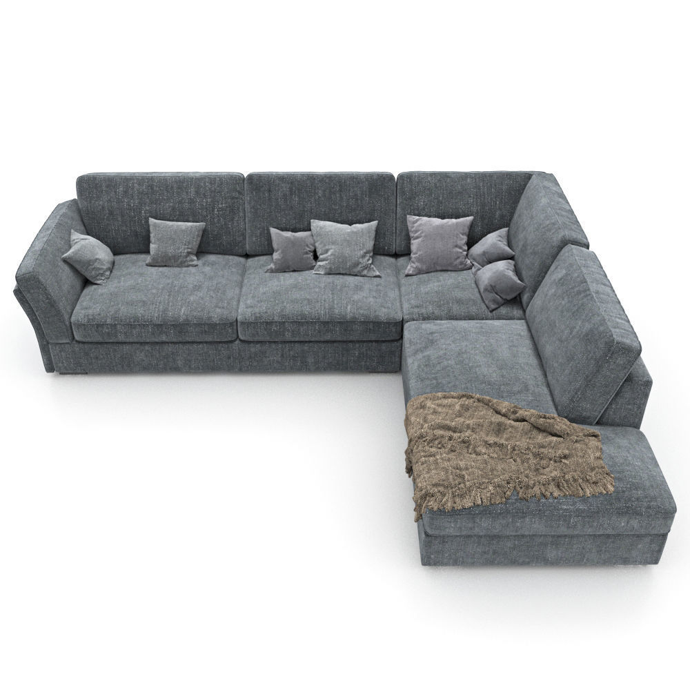 44 Sofa natuzzi Lilium 4 3D model_1