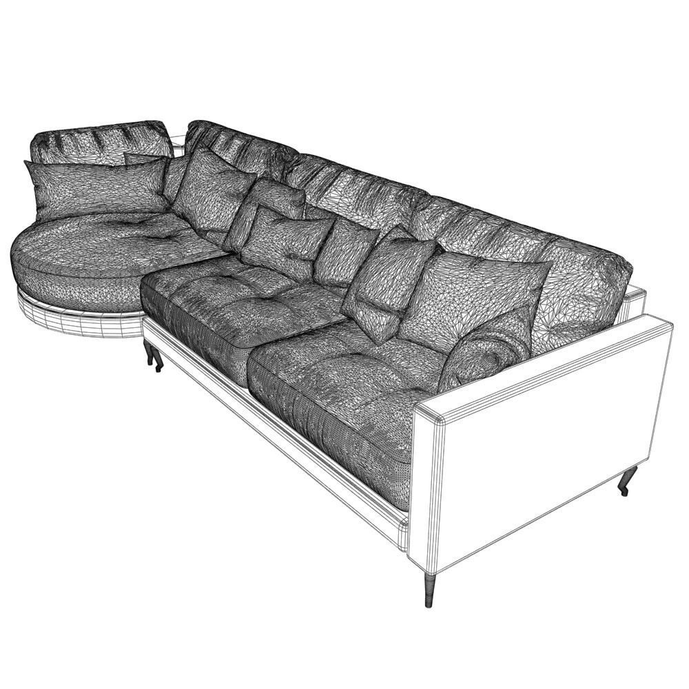 55 Sofa FAMA Opera var 3 3D model_5