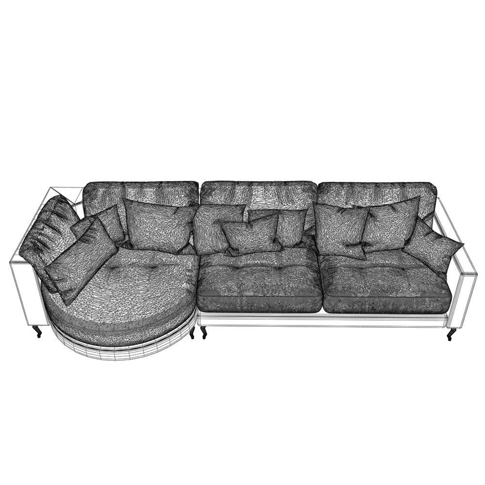 55 Sofa FAMA Opera var 3 3D model_4