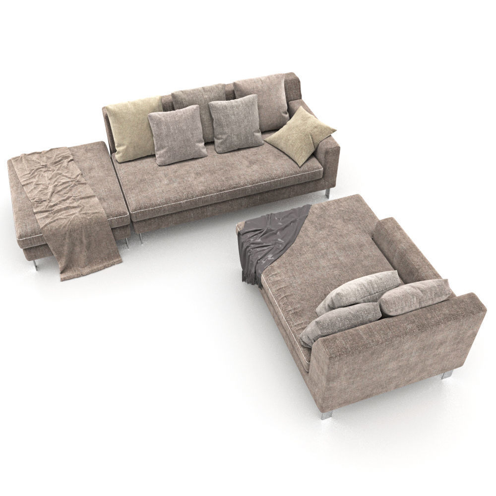 61 Sofa Napoli Sofa Club VAR 1 3D model_1