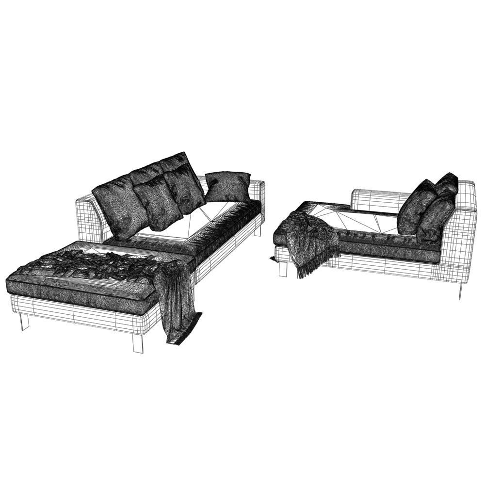 61 Sofa Napoli Sofa Club VAR 1 3D model_3