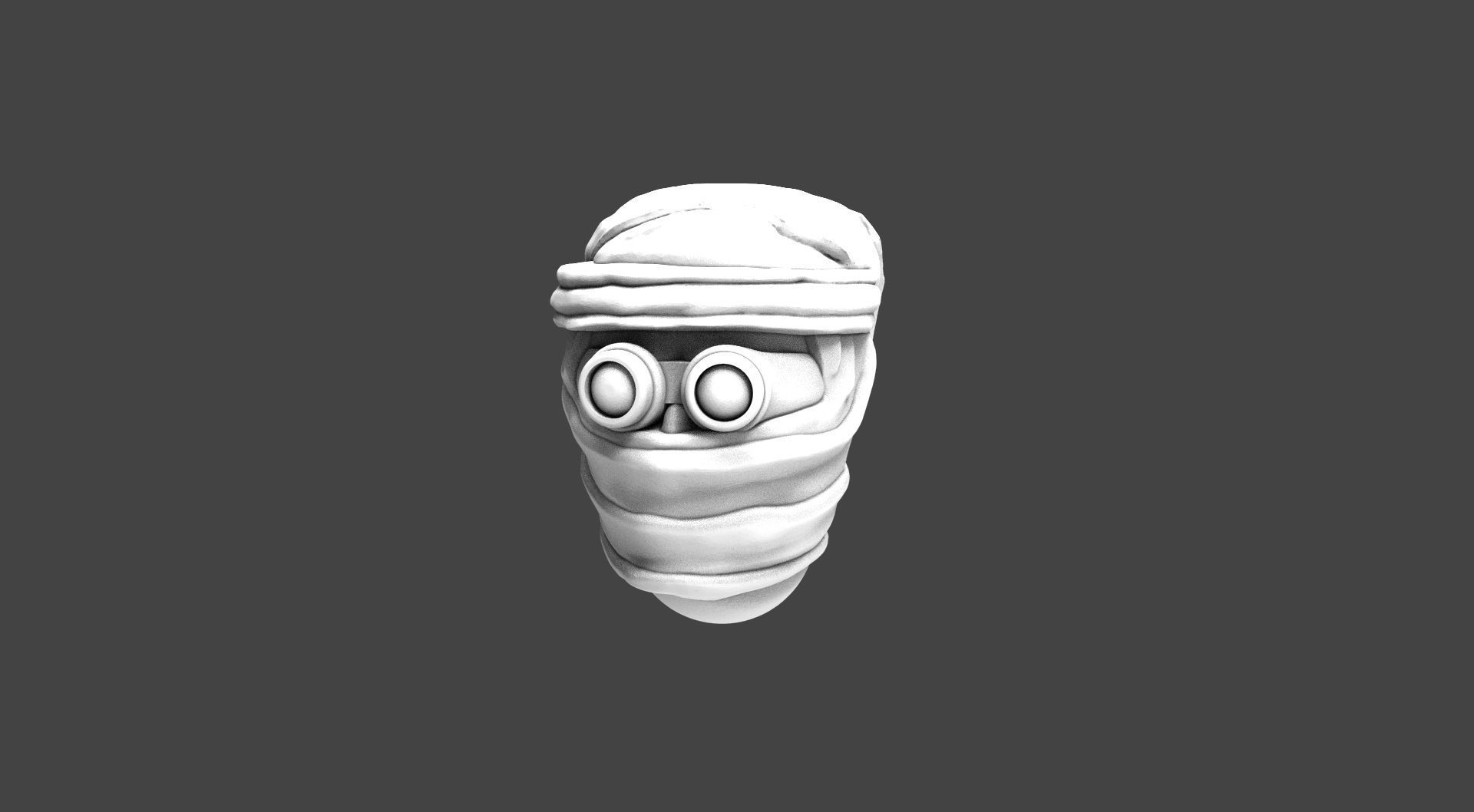 Imperial Soldier Heads with Desert Headgear 3D print model_14