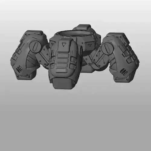 CHIBI-TECH SD - BLACKWIDOW CHASSIS      3D print model