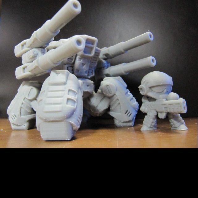 CHIBI-TECH SD - BLACKWIDOW CHASSIS 3D print model_2