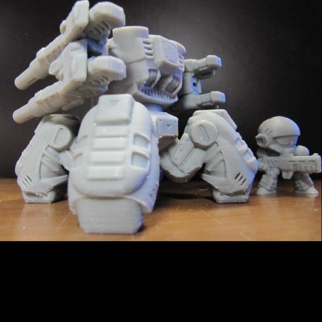 CHIBI-TECH SD - BLACKWIDOW CHASSIS 3D print model_9