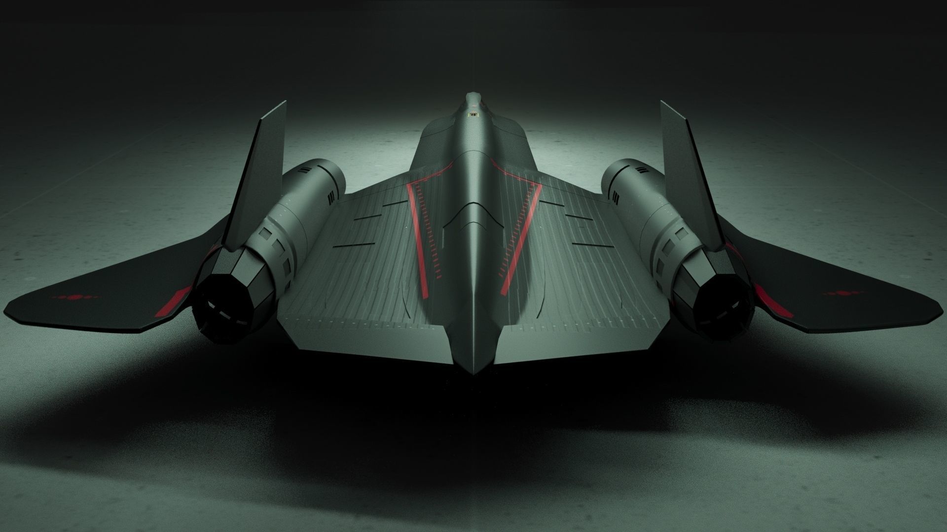Lockheed SR-71 BlackBird 3D model_1