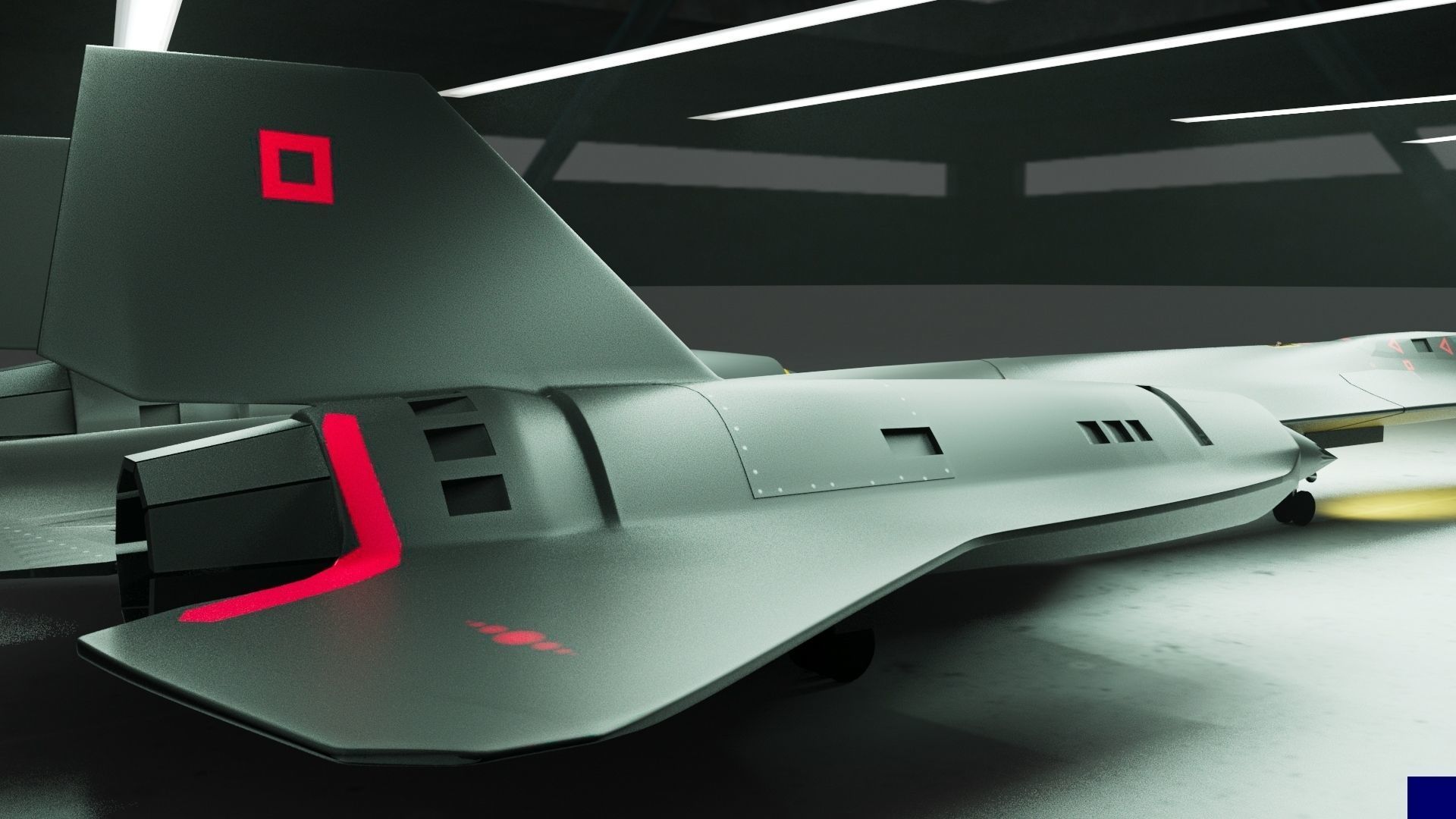 Lockheed SR-71 BlackBird 3D model_4