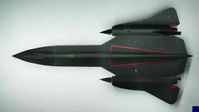 Lockheed SR-71 BlackBird 3D model