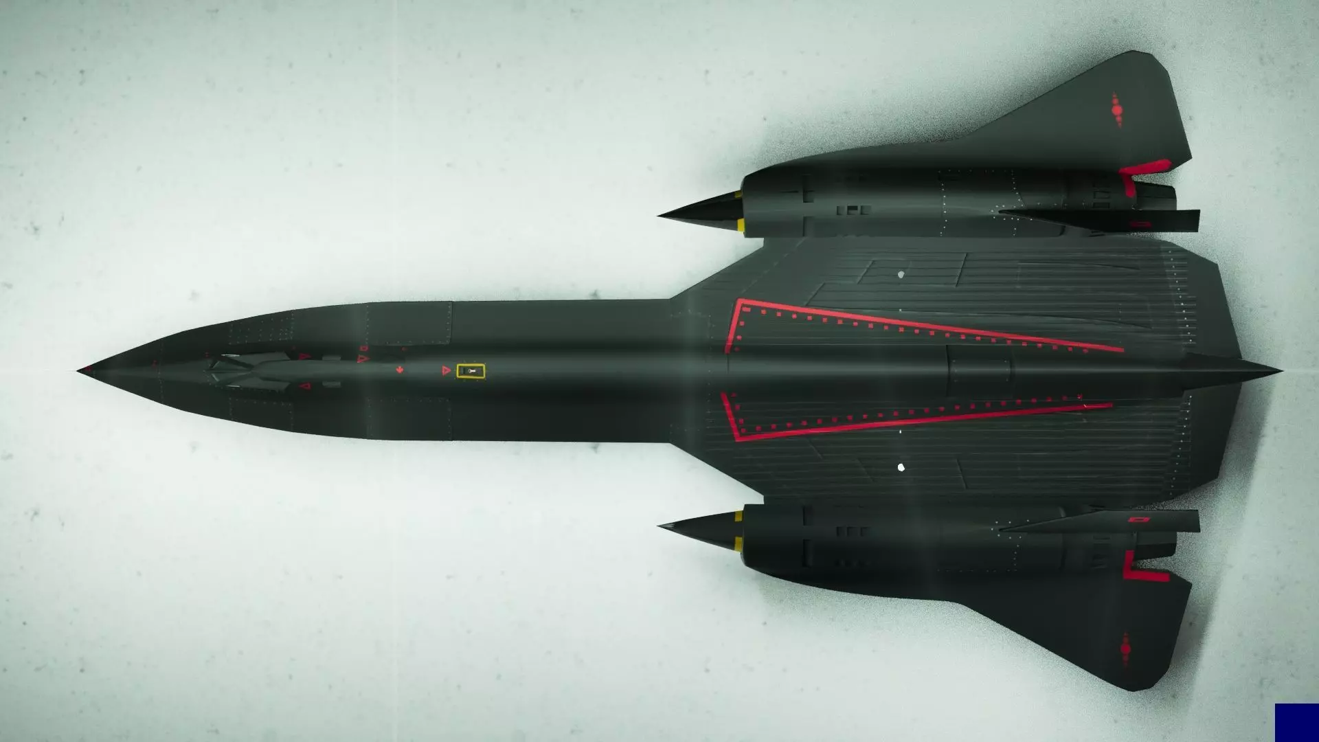 Lockheed SR-71 BlackBird 3D model_0
