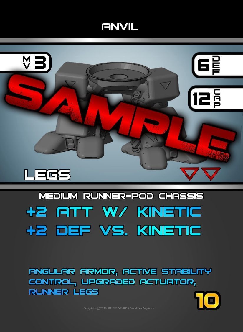 CHIBI-TECH SD - ANVIL CHASSIS         3D print model_9