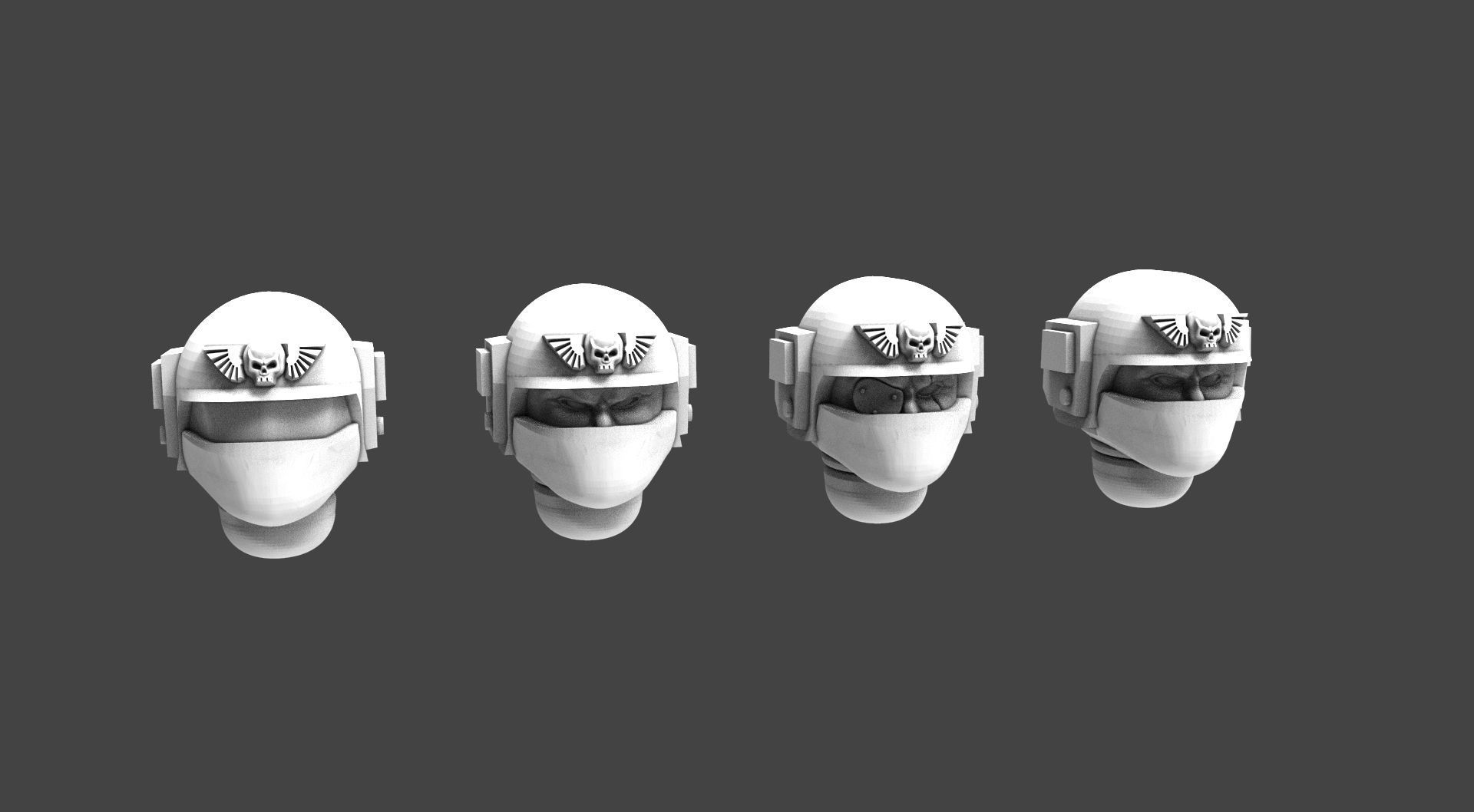 Imperial Soldier Helmets 3D print model_3