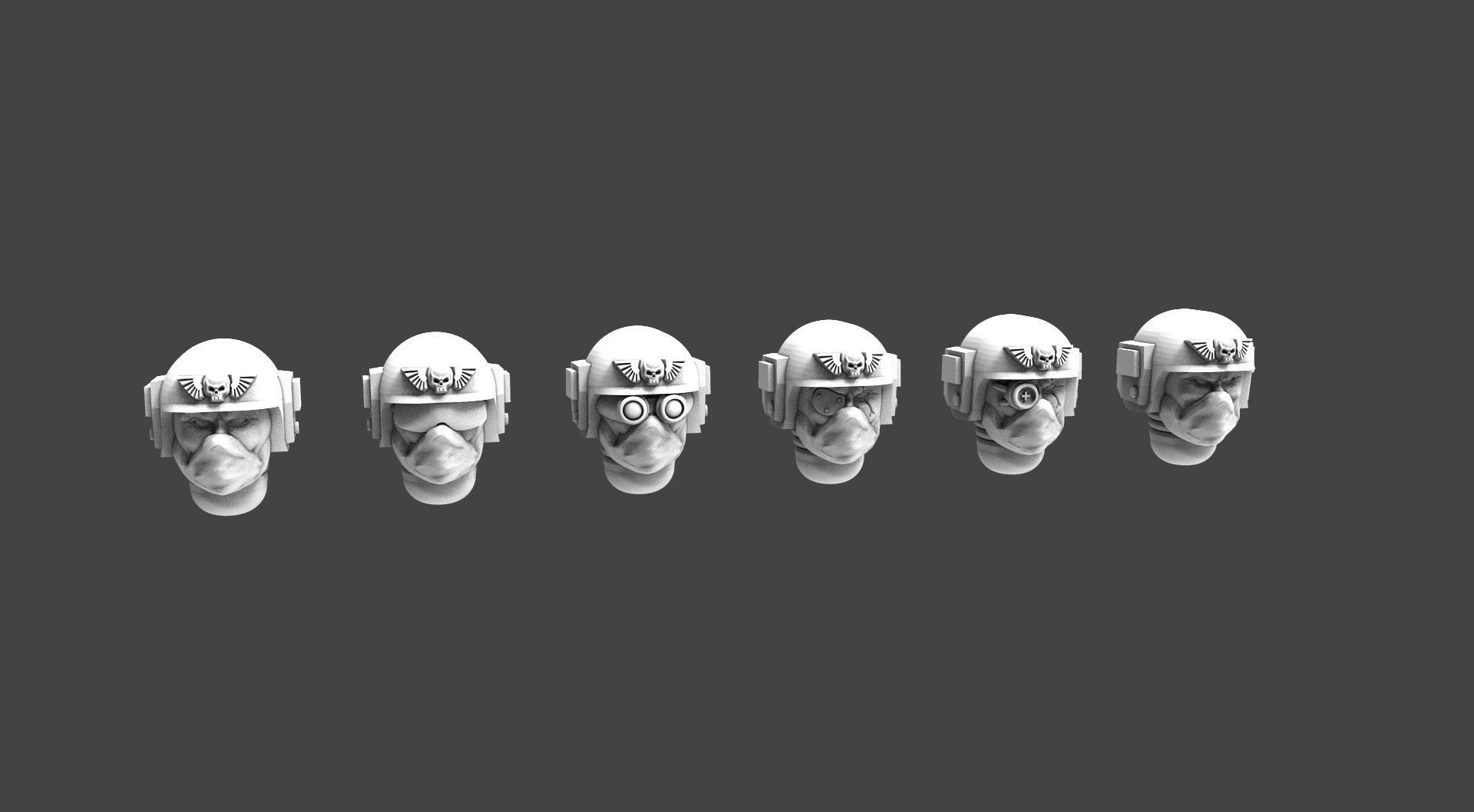 Imperial Soldier Helmets 3D print model_5