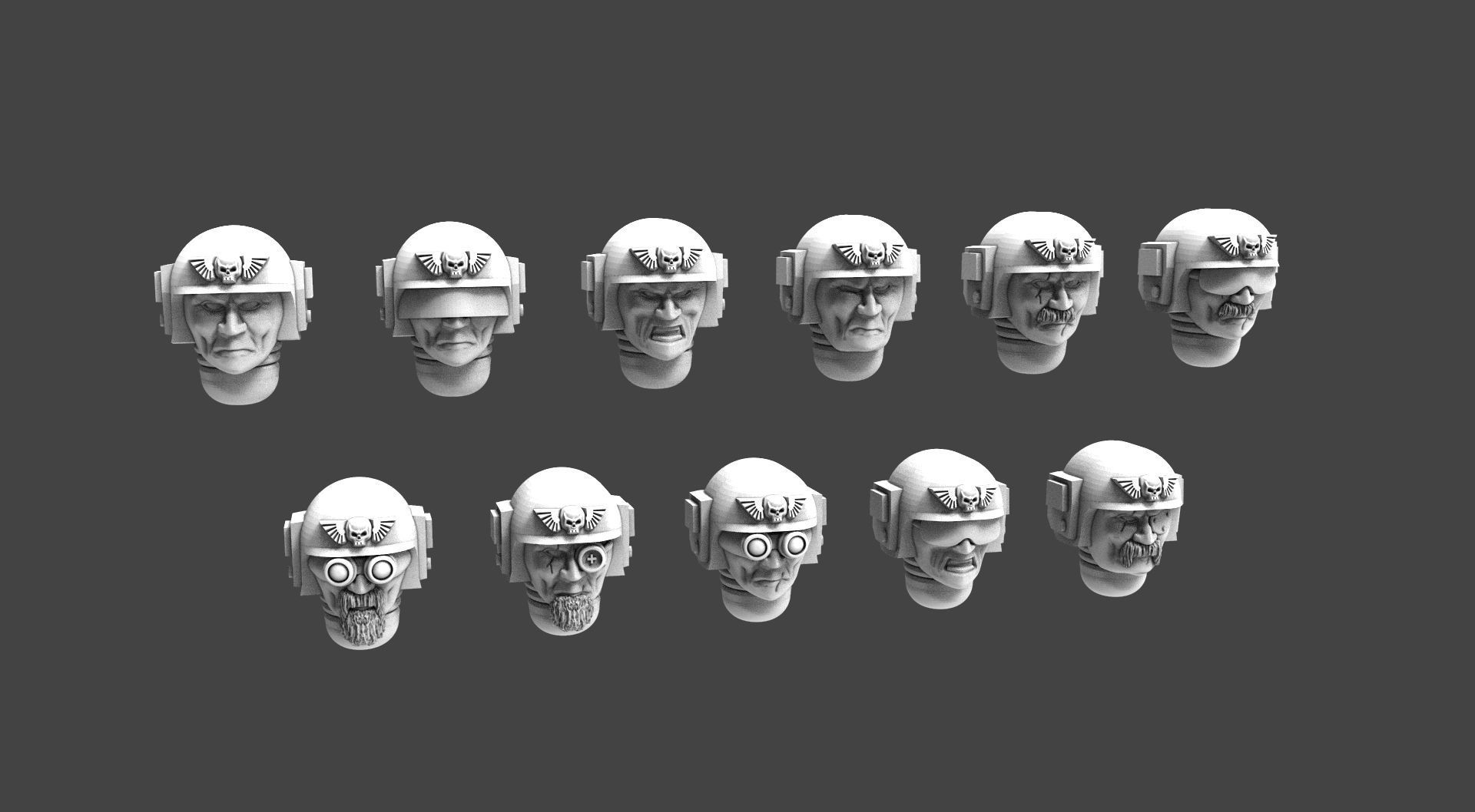 Imperial Soldier Helmets 3D print model_4
