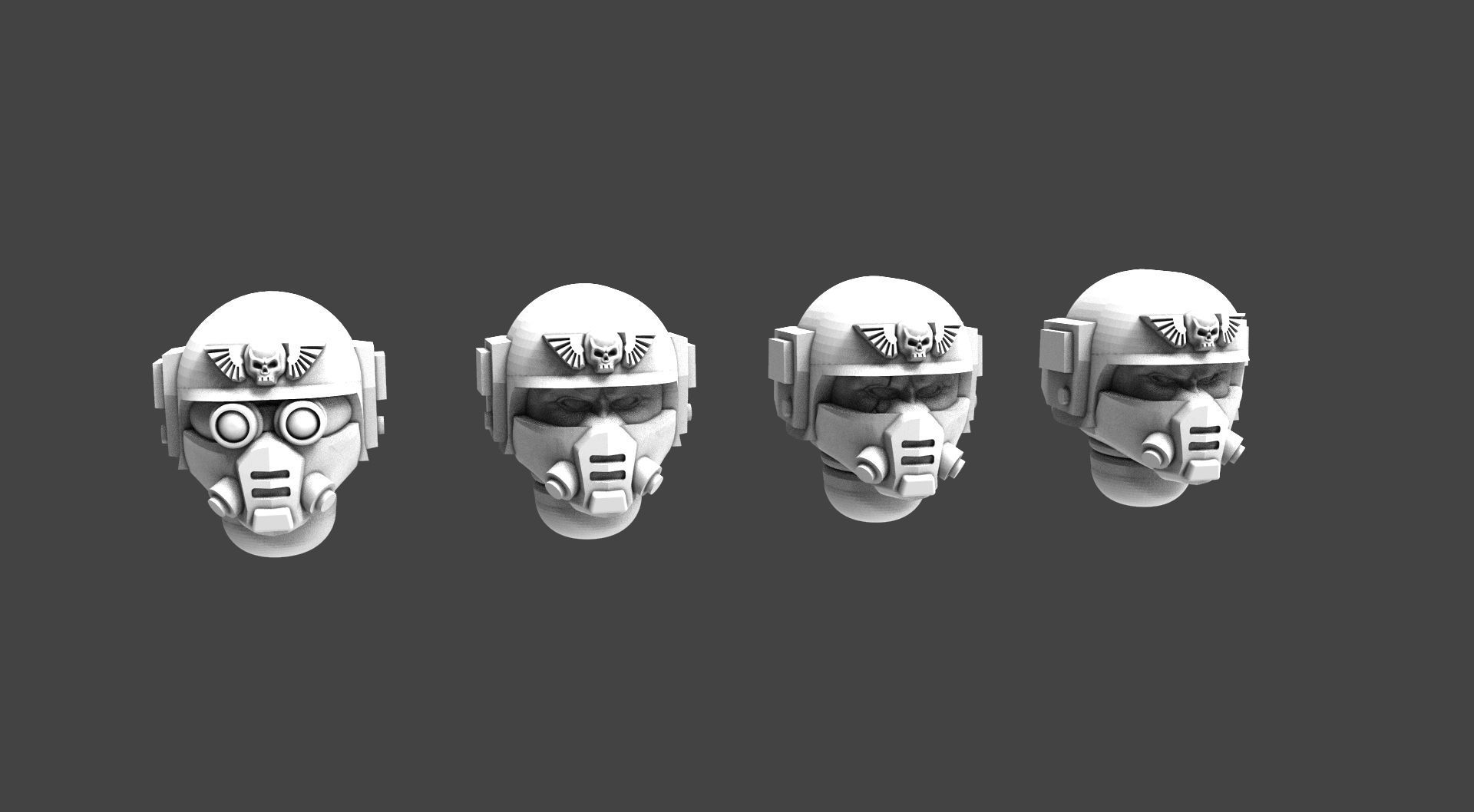 Imperial Soldier Helmets 3D print model_2