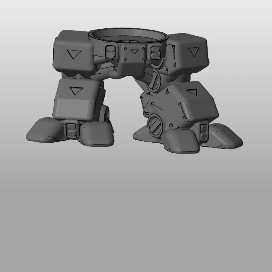 CHIBI-TECH SD - HAMMER CHASSIS 3D print model_0
