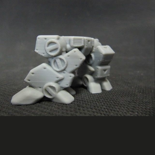 CHIBI-TECH SD - HAMMER CHASSIS 3D print model_3