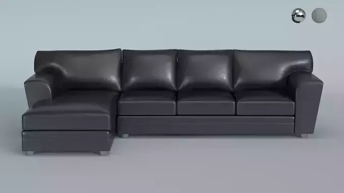 Leather Sofa 