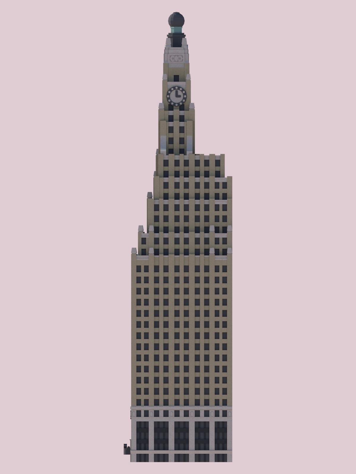 Paramount Building 3D print model_3