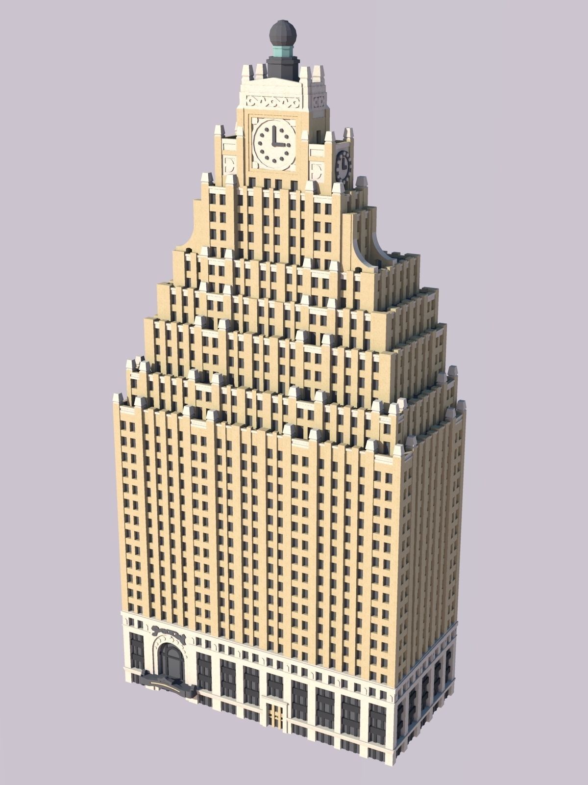Paramount Building 3D print model_1