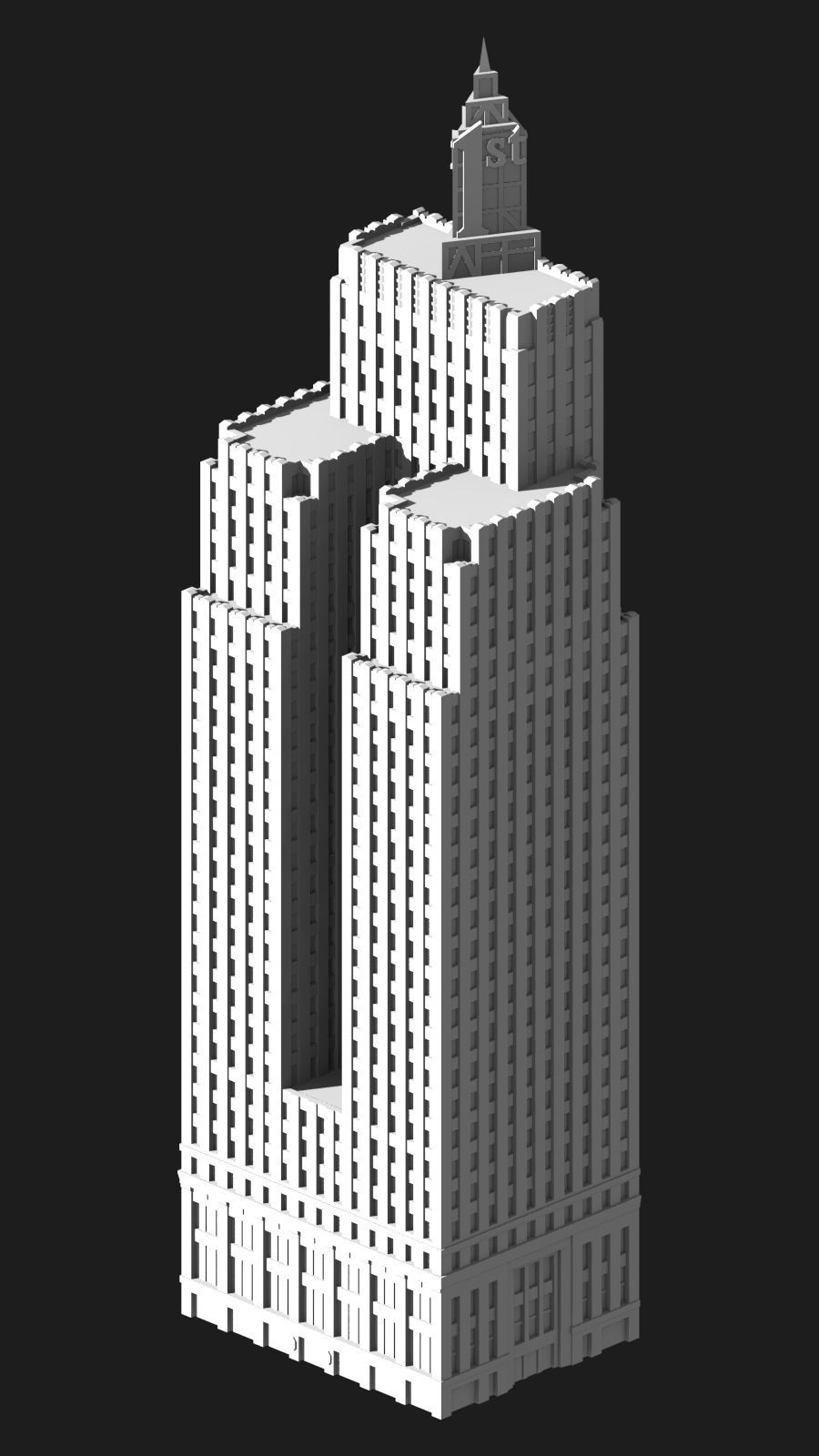 First National Bank Building St Paul 3D print model_5
