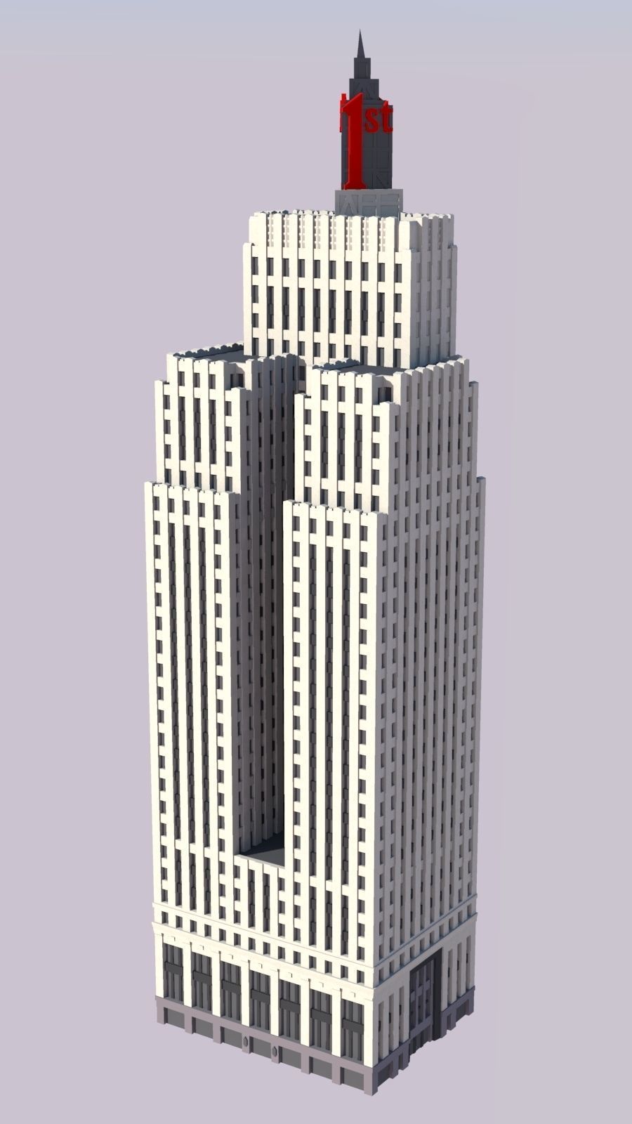 First National Bank Building St Paul 3D print model_1