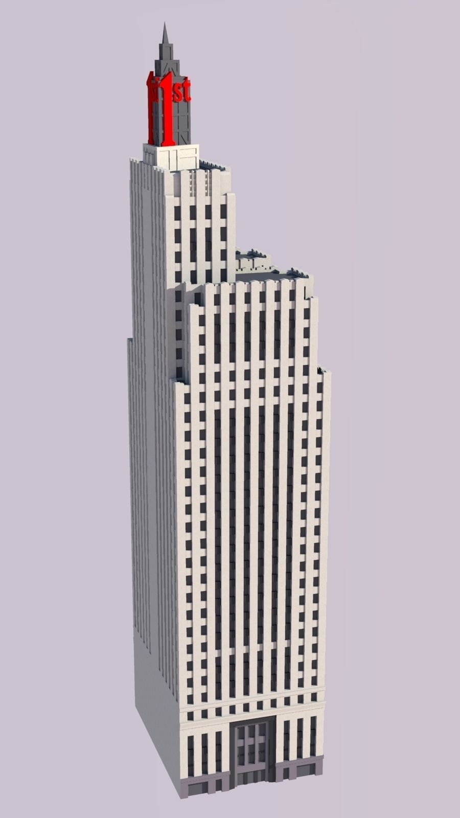 First National Bank Building St Paul 3D print model_2