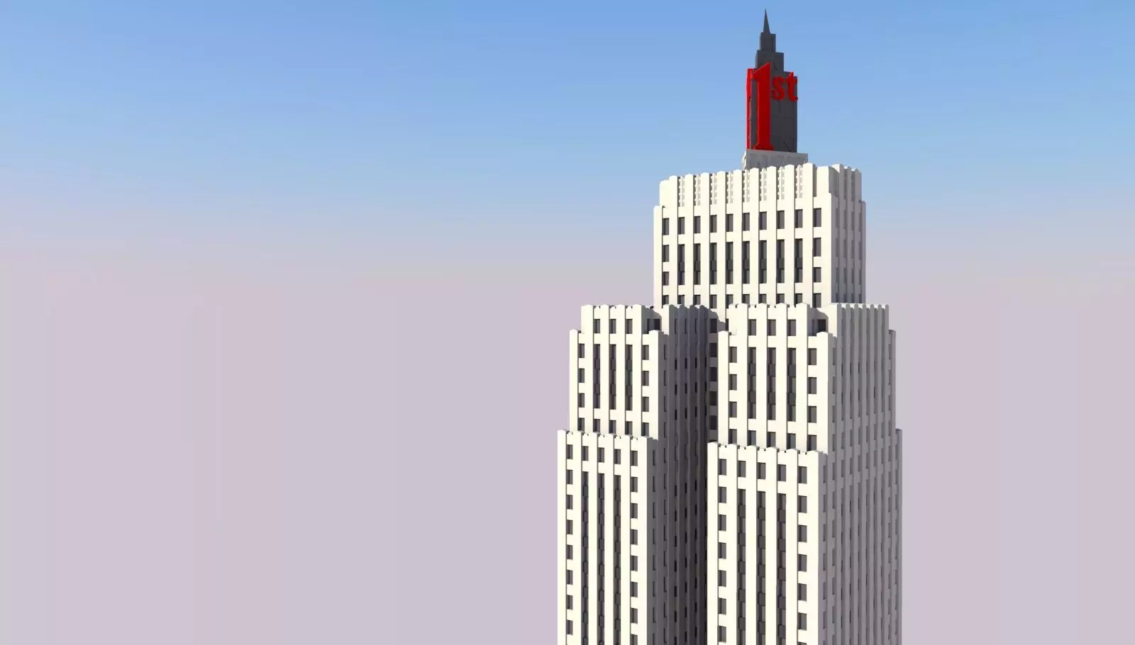 First National Bank Building St Paul 3D print model_0