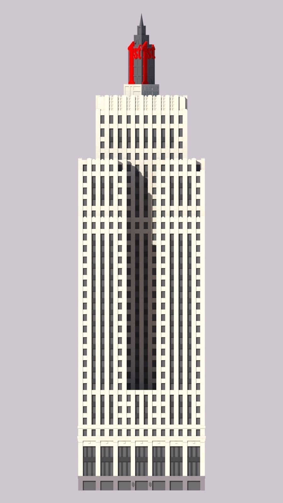 First National Bank Building St Paul 3D print model_3