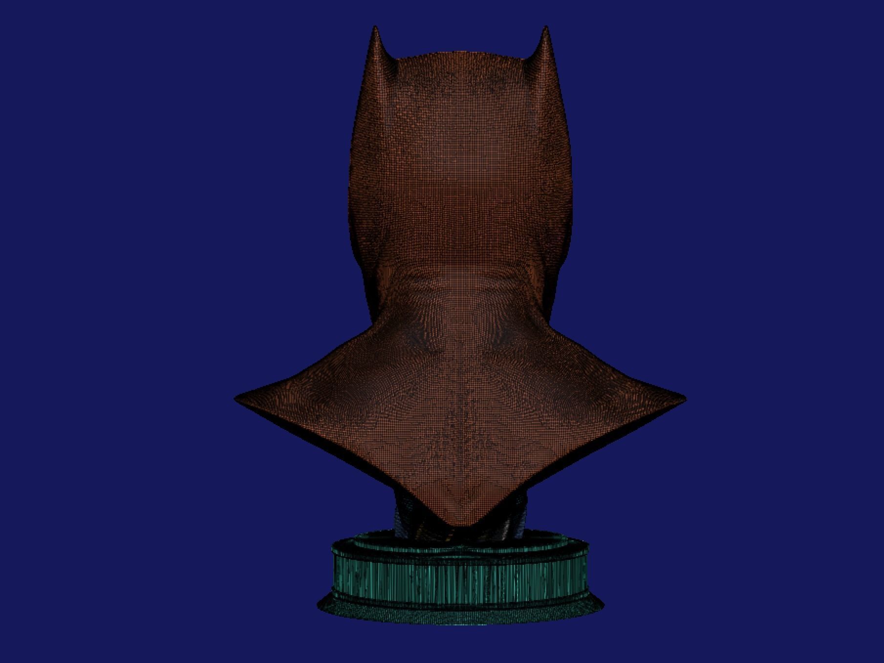 Batman Statue Batfleck 3D print model_6