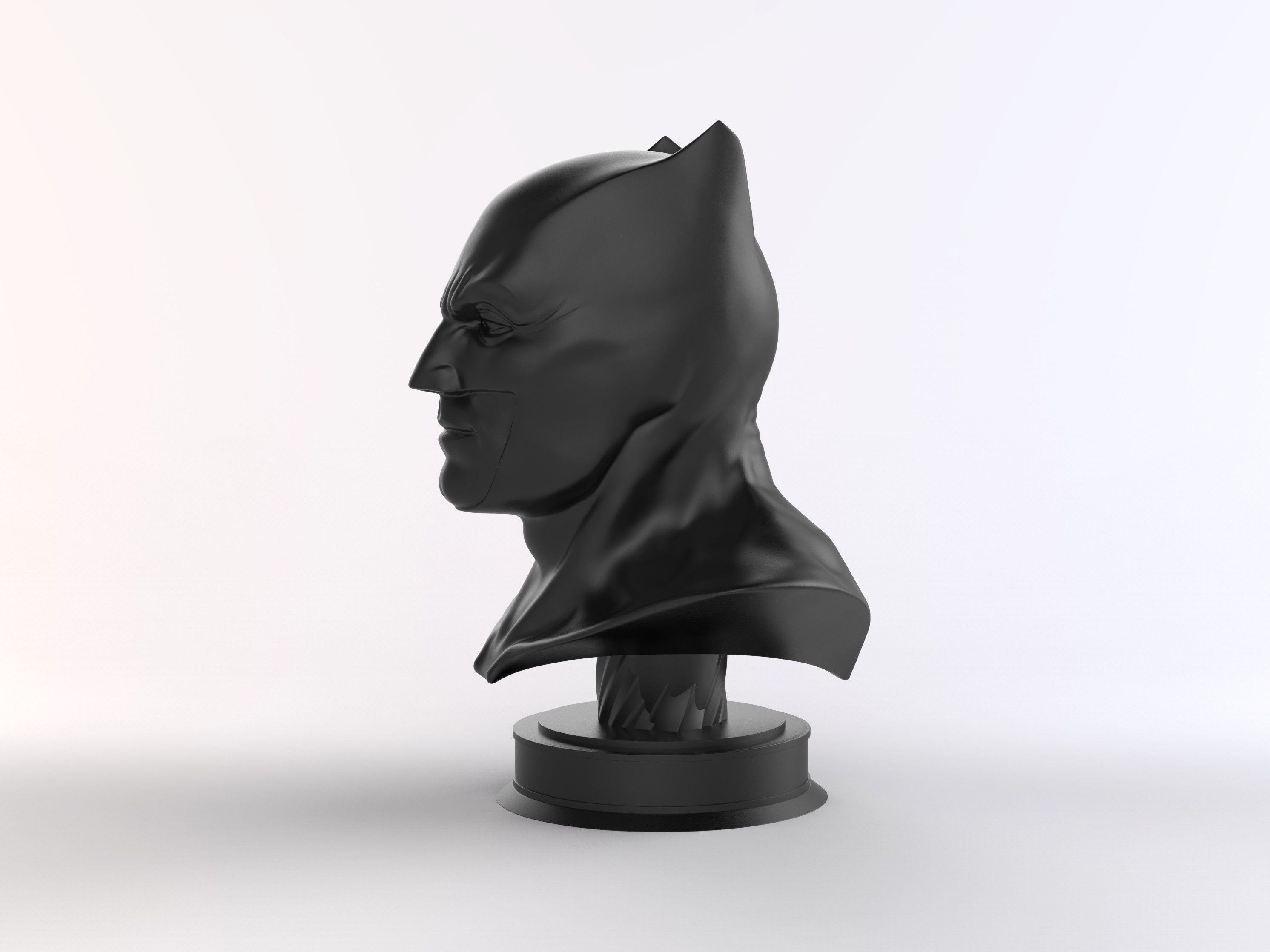 Batman Statue Batfleck 3D print model_1