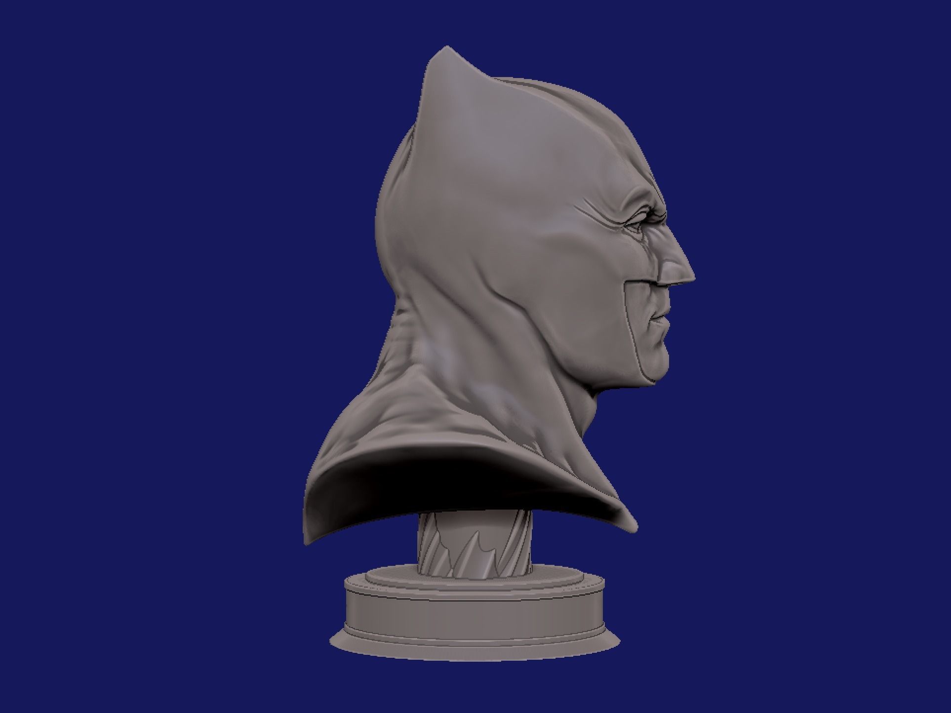 Batman Statue Batfleck 3D print model_11