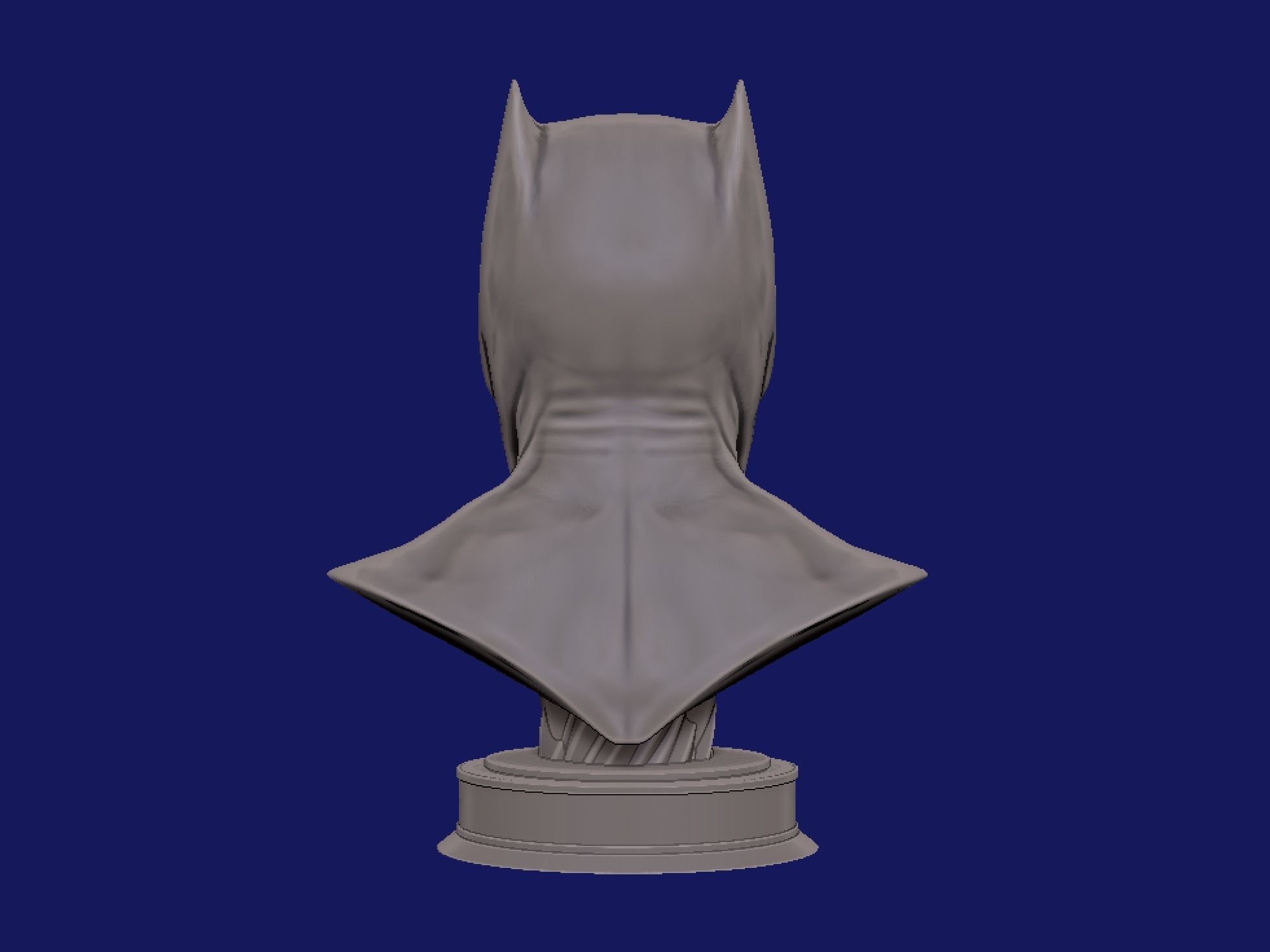 Batman Statue Batfleck 3D print model_10