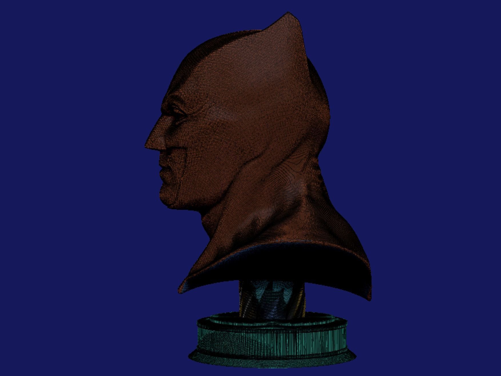 Batman Statue Batfleck 3D print model_5