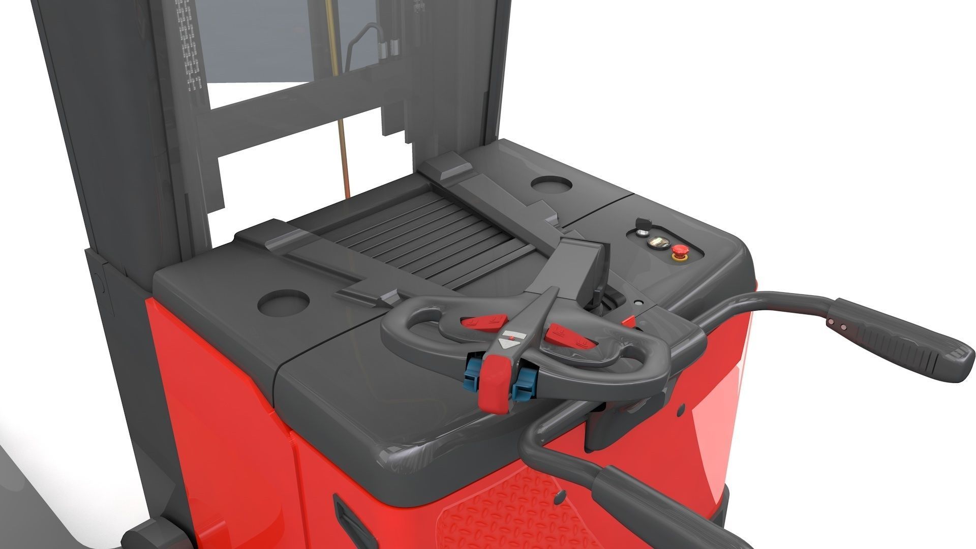 Electric Stacker Rigged 3D model_18