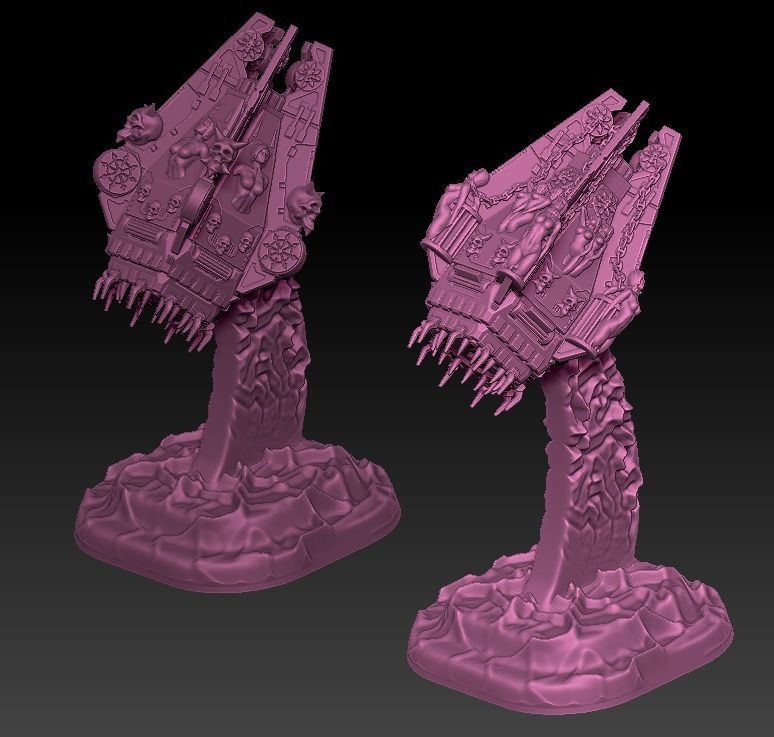DEATH FROM THE SKY SET 4 Epic - Armageddon Caos DreadClaw 3D print model_2