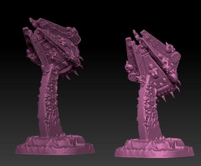 DEATH FROM THE SKY SET 4 Epic - Armageddon Caos DreadClaw 3D print model_6