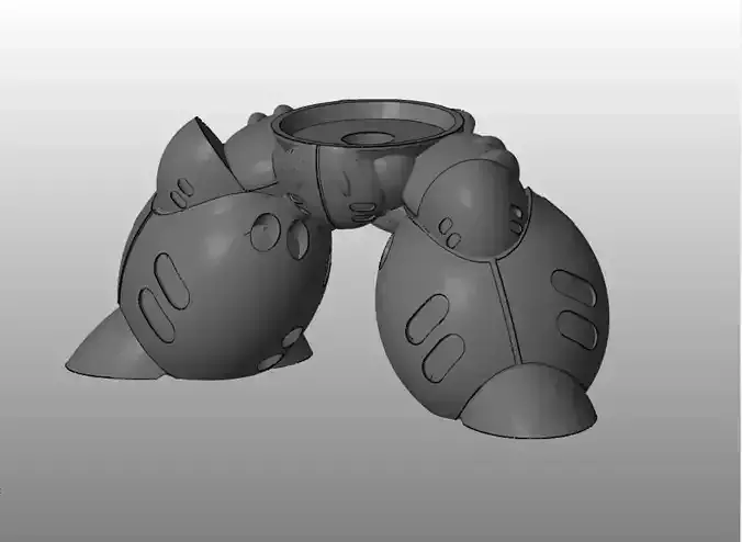 CHIBI-TECH SD - CERBERUS CHASSIS 3D print model